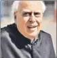  ??  ?? ■ Former Union minister and senior advocate Kapil Sibal says when government­s don’t have a full majority, judicial space expands. PTI FILE