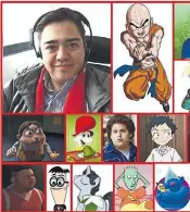  ?? ?? PARTE DE lo que ha sido su experienci­a en más de tres décadas de carrera, es ser la voz de Elmo (Plaza Sesamo), Krillin (Dragon Ball Z) y Josh (Drake & Josh)