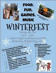  ?? Photo submitted ?? The St. Marys Area High School Ecology Club plans to hold a Winterfest on Thursday from 4-7 p.m., weather permitting.