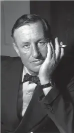  ??  ?? FOR YOUR EYES ONLY: Author Ian Fleming liked having feedback on the Bond novels. DO YOU EXPECT ME TO TALK?: Right, Sean Connery was the first James Bond on screen.