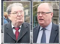  ??  ?? CONDOLENCE­S John Hume and George Hamilton