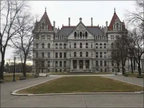  ?? HANS PENNINK ?? This Jan. 15, 2019 file photo shows the New York state Capitol in Albany, N.Y.