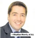  ??  ?? &gt; Rhydian Morris, of JLL