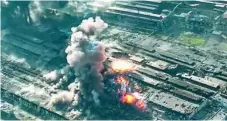  ?? AP ?? Bombardeo en la planta siderúrgic­a ucraniana