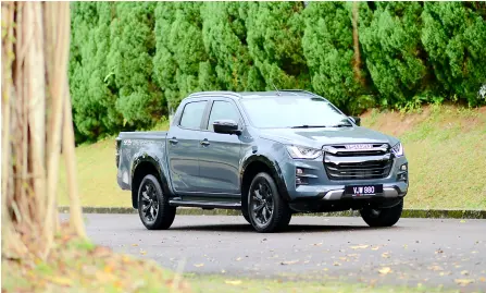  ?? ?? The consistent­ly strong demand for the Isuzu D-Max has seen the brand rise to the No.2 position in Sabah, Kedah and Pahang in the pick-up truck segment and raised the brand to the No.3 position nationwide with a 16.6 per cent market share.