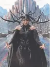  ??  ?? Cate Blanchett as Hela.