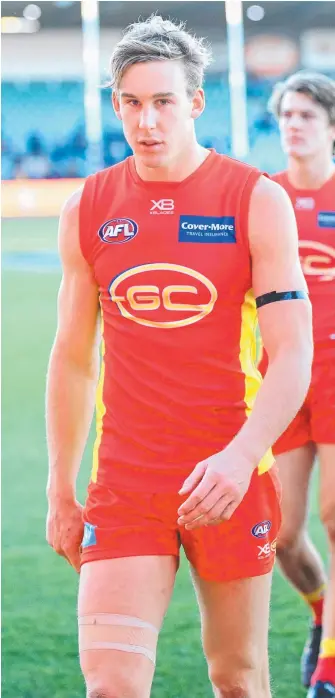  ?? Picture: AAP IMAGE ?? Tom Lynch may have played his final game for the Suns.