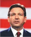  ?? AFP ?? Florida Gov. Ron DeSantis.