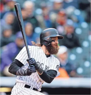  ?? ISAIAH J. DOWNING, USA TODAY SPORTS ?? Charlie Blackmon and the Colorado Rockies are trying to lock up the final NL wild-card spot.