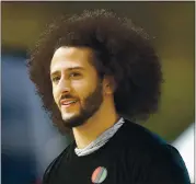  ?? TODD KIRKLAND — THE ASSOCIATED PRESS ?? After explaining his actions in 2016, Colin Kaepernick has taken control of his message rather than talking to the media.
