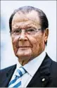  ?? ROLF VENNENBERN­D/GETTY-AFP ?? Roger Moore, who gained fame playing James Bond, succeeding Sean Connery, died Tuesday at 89.