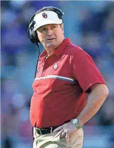  ?? KEVIN JAIRAJ, USA TODAY SPORTS ?? Bob Stoops finishes his 18-year tenure as Oklahoma coach with a 190-48 overall record and one national title, won in 2000.