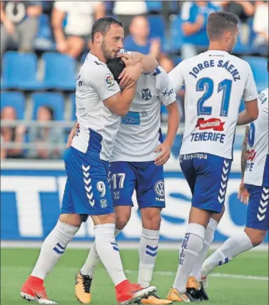  ??  ?? NO PERDONÓ. Filip Malbasic volvió al gol contra la Cultural Leonesa y ya suma cinco festejos.