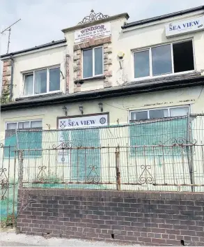  ??  ?? The former Windsor Club which closed in the early 2000s in Gors Road, Burry Port, is being demolished. There are hopes the site can then be put back into use for the town.