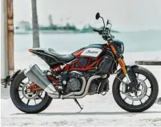  ?? Foto: Indian ?? Ein echtes Schmankerl für 2019 ist die neue Indian FTR 1200 im Stil der US-amerikanis­chen Flat Track Bikes.