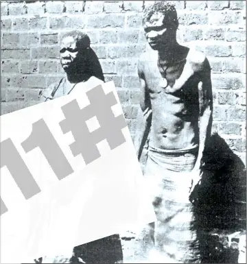  ??  ?? Traditiona­l leaders Charwe Nyakasikan­a (Mbuya Nehanda) and Gumboreshu­mba (Sekuru Kaguvi) were gruesomely executed by white colonial settlers, but they provided the inspiratio­n for the successful Second Chimurenga