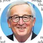  ??  ?? BACKING EU chief Juncker