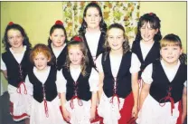  ?? ?? Watergrass­hill set dancers who took first prize at the East Cork Scór na bPáistí final in Lisgoold back in 2000, l-r: Niamh Barry, Jane Duggan, Maeve O’Reilly, Laura Barry, Michelle Reidy, Katie Leahy, Emer O’Sullivan and Deirdre O’Reilly.