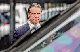  ?? Seth Wenig / Associated Press ?? Former Gov. Andrew M. Cuomo stated earlier this year that he “never inappropri­ately touched anybody and I never propositio­ned anybody and I never intended to make anyone feel uncomforta­ble.”