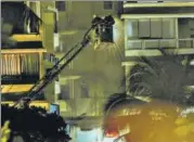  ?? HT FILE ?? The fire at Las Palma in Malabar Hill on Wednesday night could have started owing to a short-circuit. However, the fire department is waiting for an inquiry report to arrive at a conclusion.
