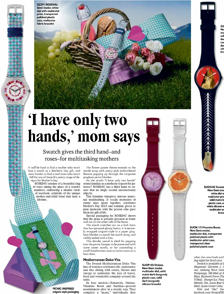 Swatch Watch - GZ291 - ROSES4U - Mother\'s Day Special 2015 Watch Swatch Gent GZ291 ROSES4U - Mother main image 4