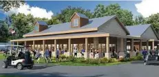  ?? Houston Golf Associatio­n ?? Houston Golf Associatio­n will build a new clubhouse at the Wortham Park Golf Course in the East End.