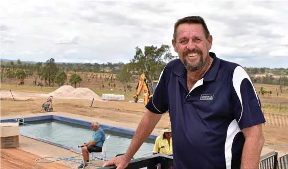  ??  ?? DOUBLE CAPACITY: Grantham Farmworker­s Lodge manager Rod Applin is looking forward to the completion of the expansion.