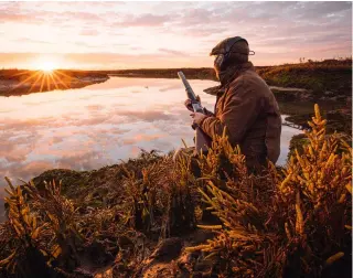  ?? ?? Wildfowlin­g is about more than just bringing home a bird — it is about being immersed in nature