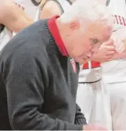  ?? Peter Wallace/For Hearst Connecticu­t Media ?? Northweste­rn girls basketball coach Fred Williams has lost none of his passion for the game after 45 years and 700 wins.