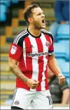  ??  ?? POINT MADE: Billy Sharp celebrates his equaliser