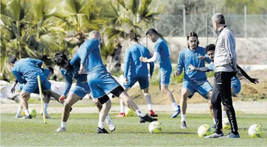  ?? GABRIEL UTIEL ?? La plantilla del CD Castellón ha preparado a conciencia esta semana el duelo ante el Espanyol, con la intención de dar la sorpresa.