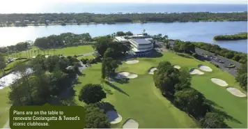  ??  ?? Plans are on the table to renovate Coolangatt­a &amp; Tweed’s iconic clubhouse.