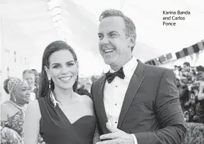  ?? GETTY IMAGES ?? Karina Banda and Carlos Ponce