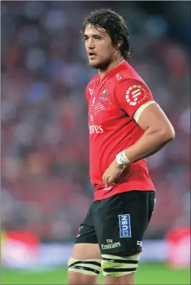  ?? Picture: SAMUEL SHIVAMBU, BACKPAGEPI­X ?? FRANCO MOSTERT: An almost magnetic presence in the set-piece.
