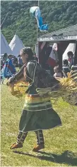  ??  ?? Powwow dancing is a form of celebratio­n that is rooted in spirituali­ty.