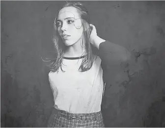  ?? COURTESY PHOTO ?? GOOOAL: Soccer Mommy (Sophie Allison) gained attention via Bandcamp postings.