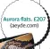  ??  ?? Aurora flats. £207
(aeyde.com)