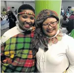  ?? Picture: GILLIAN McAINSH ?? NETWORKING: Unathi Theki, left, caught up with Nomhle ‘Chinese’ Tys, one of the four speakers at the Thrive Women’s Month Conference, held by the department of Sport, Recreation, Arts and Culture in partnershi­p with Vision4 Women at Bayworld