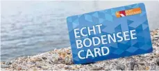  ?? FOTO: FELIX KÄSTLE, DPA ?? Nonnenhorn hat sich für die Einführung der Echt-Bodensee-Card entschiede­n. Das finden nicht alle gut.