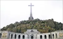  ?? ALVARO LOBO FELGUEROSO/NEW YORK TIMES ?? Valle de los Caídos, or Valley of the Fallen, a church in the mountains near Madrid, where Francisco Franco, the Spanish dictator, is buried. Prime Minister Pedro Sánchez wants to exhume the dictator’s remains and move them to a more modest burial...