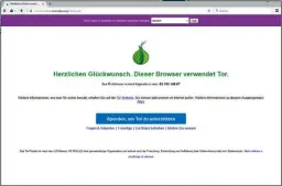  ??  ?? Mit dem Tor-Browser surfen Sie im Internet mit fremden IPs, ohne Spuren zu hinterlass­en.