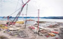  ?? PENNECON LIMITED ?? New federal subsidies totalling $320 million won't restart constructi­on on Husky's under-review, $1.2-billion offshore oil project called West White Rose in Newfoundla­nd for at least a year.