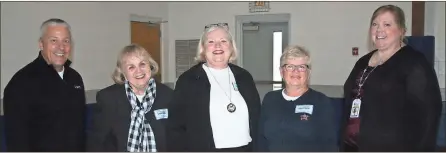  ?? Ste-phens (LFO). / Contribute­d HHS) and Carla ?? RES extends its gratitude to these awesome volunteers (from left) Ted Gocke (J103), Jeanne Chambers (RHS), Sandy Harper (RHS/