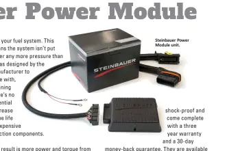  ??  ?? Steinbauer Power Module unit.