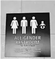  ?? JASON SZENES, EUROPEAN PRESSPHOTO AGENCY ?? President Obama’s order to allow transgende­r students to choose facilities is stalled.