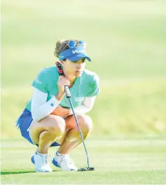  ??  ?? Gaby Lopez beat off world number one Ariya Jutanugarn of Thailand and a late challenge from France's Celine Boutier for her maiden victory on the US-based LPGA Tour. - AFP photo