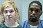  ?? CONTRIBUTE­D ?? Brittany N. Melton and Tresean J. Smith led Riverside police on a chase Thursday evening and could face multiple charges.