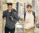  ??  ?? HUNTED Siva and Jay on the run