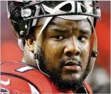  ?? CURTIS COMPTON / CCOMPTON@AJC.COM ?? Ra’Shede Hageman was drafted in the second round in 2014 despite warnings of maturity and work-ethic issues, which seemed to continue in his NFL career.