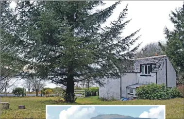  ?? Photograph­s: Iain Thornber. ?? Calum Sinclair’s Croft near Resipole; Ben Resipole and Loch Sunart near Strontian.